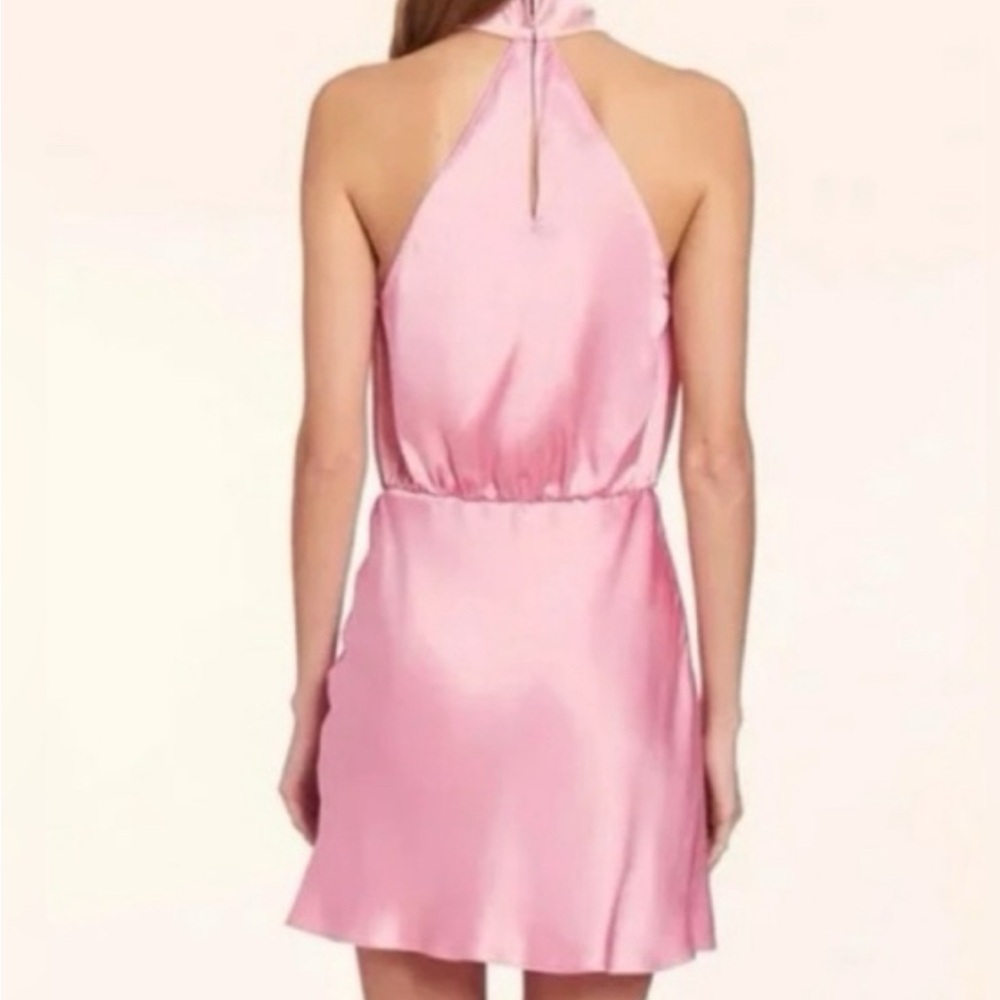 Amanda Uprichard Flamingo Mini Dress